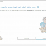 Windows 11 Installation Assistants - Restart